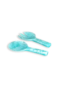 Juego de servidor de ensalada de resina con clase asegurada de calidad para estética de mesa de cocina disponible a bajo precio desde la India - Product Image 2