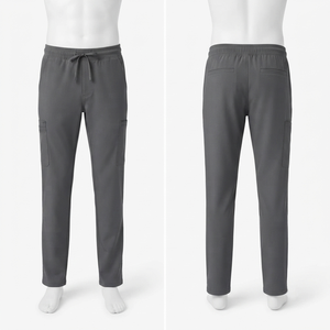 Pantalon de travail unisexe Blackhardson, tissu tissé premium 180 g/m², doux, extensible, respirant, durable, léger, couleur anthracite, pour hôpital - Product Image 1