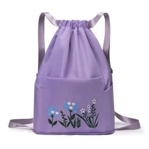 Sac à dos portable à cordon de serrage pour ballons de basketball, football, volley-ball, sacs de rangement en filet pour sports de plein air, voyages, gym, yoga - Product Image 4