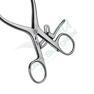 Juego de Instrumentos Quirúrgicos Generales de Acero Inoxidable Reutilizables Weitlaner-Baby, Retractor Manual, Instrumentos Autoestables - Product Image 6