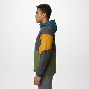 Men Multicolor Color Block Hooded Windbreaker <b>Jacket</b> Lightweight <b>Zip</b> <b>Up</b> Windproof Outdoor Hiking Casual Streetwear <b>Jacket</b> - Product Image 6