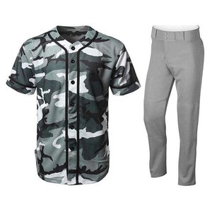 Uniforme de Béisbol Personalizado al por Mayor, Servicio OEM de Marca Privada, Uniforme de Béisbol Transpirable de Última Tendencia para Hombre - Product Image 4