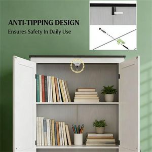 Mobiletto Bianco per Soggiorno e Cucina per l'Organizzazione degli Alimenti - Product Image 4