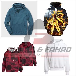 Sweat-shirt à capuche en coton tricoté ample style streetwear personnalisable pour l'hiver et l'été - Product Image 4