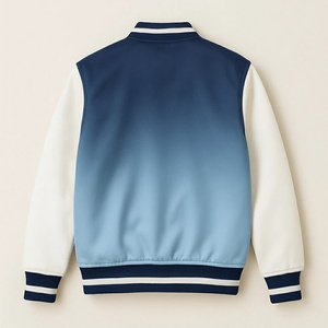 Vestes universitaires pour hommes à dégradé de couleurs, personnalisez votre style, manches longues, boutonnées, style universitaire - Product Image 2