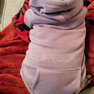 Sudadera con Capucha para Perro, Elegante y Transpirable, de Algodón y Poliéster, Cálida, Personalizable, con Bolsillo, Ropa para Perros, Atuendo de Invierno - Product Image 6