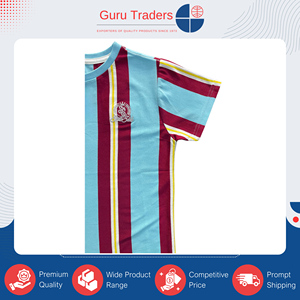 ข้อเสนอสุดพิเศษสำหรับเสื้อยืดลำลองลายทางแนวตั้ง ผลิตจากผ้าโพลีคอตตอนคุณภาพสูง สำหรับเด็กผู้ชาย จากอินเดีย - Product Image 2