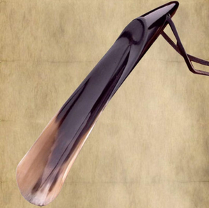 Chausse-pied artisanal en corne de buffle naturelle écologique - Objet de collection d'art moderne au design naturel - Product Image 1