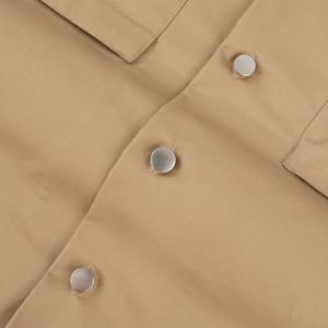 Chemise de travail cargo pour homme, sur mesure, de qualité supérieure, 100% coton sergé, manches courtes, anti-plis, décontractée, avec poches, pour la saison d'automne - Product Image 6