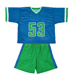 Uniforme de lacrosse personnalisable grande taille, vêtements de sport respirants avec couleurs et logo personnalisés, unisexe adulte en stock - Product Image 1