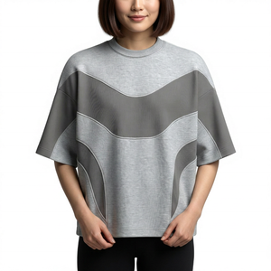 <b>Men's</b> Regular Fit Short Sleeve T-Shirt 100% Cotton Formal <b>Turtleneck</b> Solid Breathable Casual Design Gray - Product Image 4
