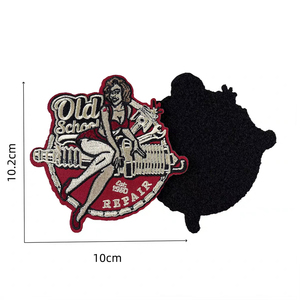 Patchs thermocollants personnalisés OEM en PVC, caoutchouc 3D, logo brodé, feutre non tissé, forme irrégulière pour vêtements - Product Image 6