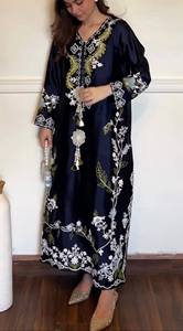 Ensemble indien pakistanais brodé, longue robe Kurta Palazzo, motif floral, élégant, à porter au quotidien - Product Image 3