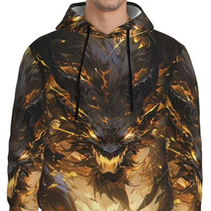 Personnalisation, taille personnalisée, impression de logo personnalisé, sweat-shirt à capuche pour homme, sweat-shirt à capuche en sublimation, sweat-shirt à capuche à enfiler - Product Image 3