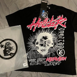 T-shirt habillé pour homme Hell Star 100 % coton, haute qualité, coupe classique, personnalisable, vente en gros, commande en gros, faible MOQ - Product Image 4