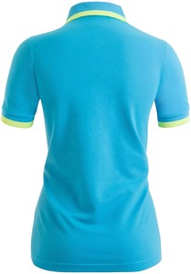 เสื้อโปโลผู้หญิงคุณภาพสูง 100% ผ้าฝ้าย ทนทาน แห้งเร็ว รับสกรีนโลโก้ เสื้อโปโลลำลองสำหรับผู้หญิง - Product Image 4
