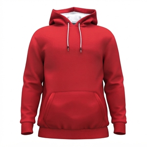 Sudadera con Capucha Unisex de Color Sólido, Corte Regular, Informal, Tejida, de Poliéster/Algodón, Transpirable, Impermeable, con Bolsillos, para Invierno - Product Image 6