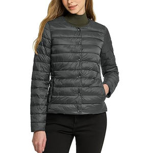 Chaqueta Acolchada Personalizada para Mujer, Manga Larga, Transpirable, Impermeable, Reversible, Precio al por Mayor - Product Image 5