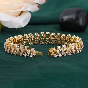 7.71 CT Pear Marquise Lab Grown Diamond Tennis Bracelet 14K Rose Gold Prong Fashionable Jewelry Accessory - Product Image 3