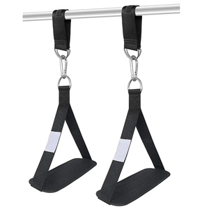 High Quality Ab Straps Weightlifting Adjustable Buckle Gym <b>Training</b> Core <b>Strength</b> Hanging Exercise Equipment - Product Image 1