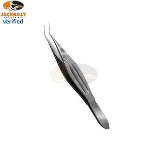 Forceps ophtalmiques manuels angulaires en acier inoxydable Buratto de qualité supérieure, conformes à la norme de sécurité MOL et certifiés CE pour la chirurgie générale - Product Image 4