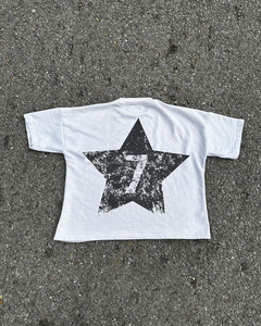 Alta calidad logotipo personalizado pantalla DTG impresión 100% algodón 260GSM gota hombro recortado longitud caja ajuste hombres camiseta de gran tamaño - Product Image 2