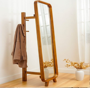 Diseño moderno de espejo de tocador perfectamente integrado con un práctico perchero trasero. Disponible a precio de mayorista. - Product Image 1