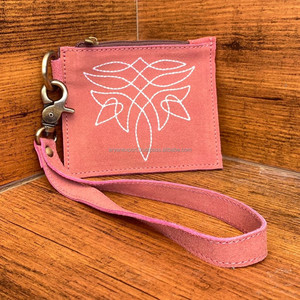 Porte-monnaie en cuir suédé véritable Porte-monnaie Boot Stich Porte-monnaie Petite nouveauté à la mode Offre Spéciale Bracelet Porte-monnaie unisexe - Product Image 2