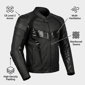 Men's Motorcycle Racing <b>Biker</b> Leather <b>Jacket</b> – Custom Motorbike | Auto Racing Wear Online Sale - Product Image 5