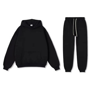 Nuevos Conjuntos Deportivos Personalizables de Felpa 100% Algodón, Diseño Transpirable, 450 g/m², Ropa Lisa en Blanco para Fabricación, Peso Pesado - Product Image 2