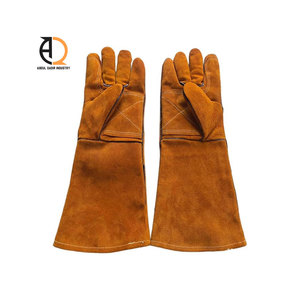 ถุงมืองานเชื่อมถุงมือหนังปลอดภัยสำหรับงานอุตสาหกรรม - Product Image 5