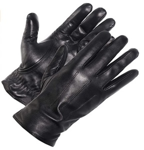 Gants de sécurité d'hiver coupe-vent en nylon jaune à doigts entiers, résistants à l'usure, avec sangle de poignet réglable et boucle, pour la conduite, unisexe - Product Image 5