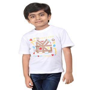 Smart Look 100% coton dans différentes méthodes d'impression et matériaux T-shirt à col rond pour garçon en stock à vendre - Product Image 1