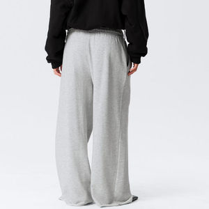 Pantalones de chándal holgados de invierno para mujer, estilo casual, 100% algodón transpirable con cordón, OEM - Product Image 6