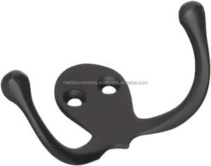 Ganchos para toallas de hierro a bajo precio de proveedor confiable, colgador de ropa de Metal decorativo para sala de estar rústico moderno, diseño fuerte - Product Image 1