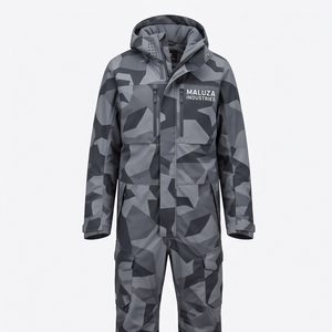 MALUZA INDUSTRIES Custom Winter Hooded Snowboard Jacket Pants <b>Men</b> 10,000mm Waterproof Windproof Outdoor Warm Ski Wear Suit - Product Image 1
