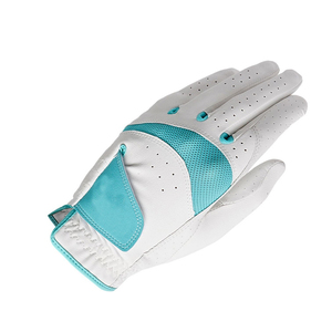 Gants de golf de luxe en cuir Cabretta blanc pour droitier, avec sangle de poignet réglable, poignées respirantes, performance sportive et extérieure - Product Image 3