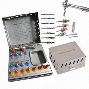 Kit de Taladros Quirúrgicos para Implantes Dentales, Herramientas Básicas, Destornilladores Hexagonales de Trinquete, Pernos Paralelos - Product Image 4