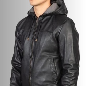 Chaqueta de cuero de Pakistán 2020, chaqueta de cuero para hombre, chaqueta de cuero de invierno barata para hombre - Product Image 2
