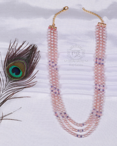 Collar de Perlas de Agua Dulce Rosadas Naturales - Product Image 3