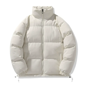 High-End Designer Brands Casual Winter Puffy Puffer <b>Jacket</b> for Men Breathable Down Coats with Zipper Closure - Product Image 2