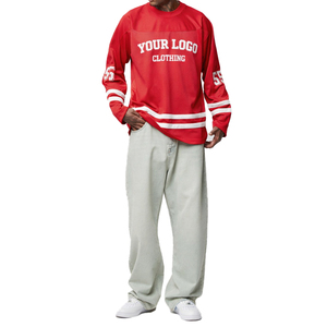 Customizable Summer Hockey Jersey Oversized Streetwear Long Sleeve Mesh Breathable Lightweight Polyester OEM Manufacturer - Product Image 6