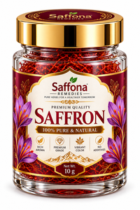Hilos de Azafrán Premium Saffona 10g, Especia Natural Kesar, Ingrediente Aromático para Cocina y Bebidas - Product Image 1