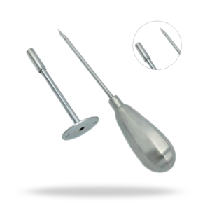 Trócar con cánula de acero inoxidable, instrumento quirúrgico veterinario para el tratamiento de la hinchazón en ganado - Product Image 1