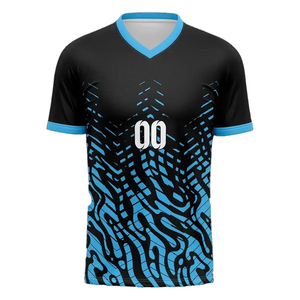 Nueva Camiseta de Fútbol Sublimada Personalizada Unisex, Camiseta de Fútbol Retro Transpirable de Alta Calidad, 100% Poliéster de Secado Rápido - Product Image 1
