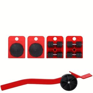 Set di Sollevatori per Mobili con Capacità di 250 kg, con Freni e Pattini, Progettato Specificamente per Rotelle di Mobili - Product Image 1
