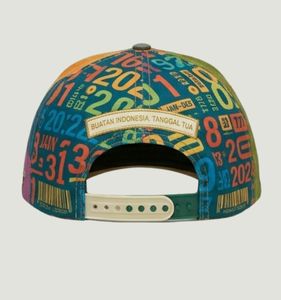 Gorra Snapback Bordada Ajustable Unisex Estilo Urbano con Diseño de Número en el Panel Frontal - Product Image 3