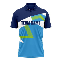 Maillot de cricket pour homme, haute qualité, multicolores, service OEM, logo personnalisé, nom de l'équipe, 100% polyester, vêtements de sport personnalisés pour équipe