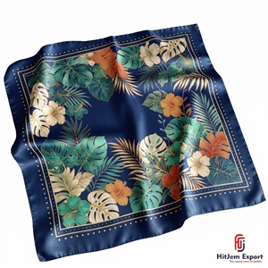 Écharpe carrée personnalisée imprimée, accessoires de mode légers, promotion de marque, fabricant OEM ODM, produits textiles personnalisés Crete - Product Image 4
