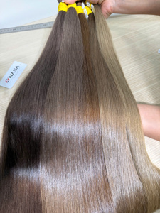 Cabello Humano Vietnamita Virgen de Alta Calidad, Modelo Andy de Nasa Hair, Cabello Liso Natural a Granel, Longitud Completa 40cm/80cm, 300g, Sin Procesar - Product Image 5